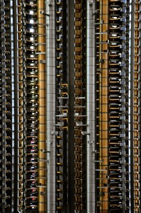 Photograph of a reconstruction of a portion of Babbage's DIfference Engine. Image attribution: http://www.flickr.com/photos/bubba88xw/ / CC BY 2.0