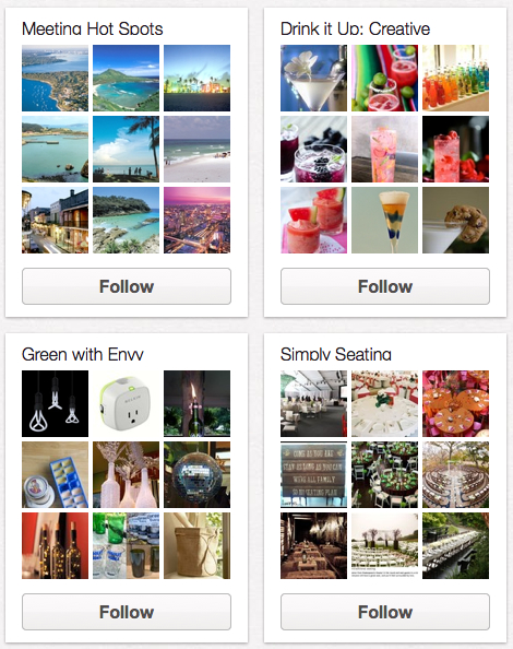 Pinterest for events