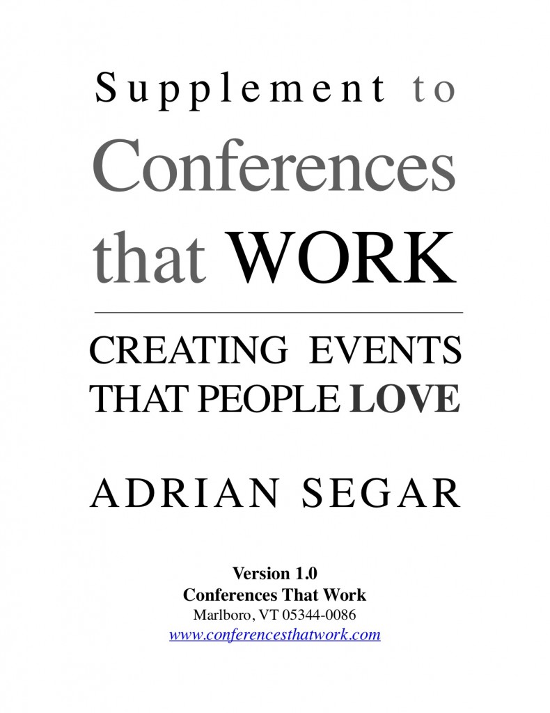 free update Conferences That Work cover page