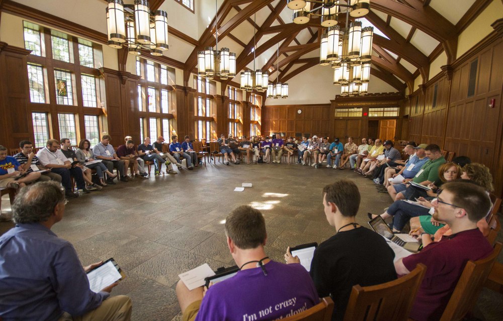 Inside a Conference That Works: photograph of edACCESS 2014 Three Questions session by Brent Seabrook Photography