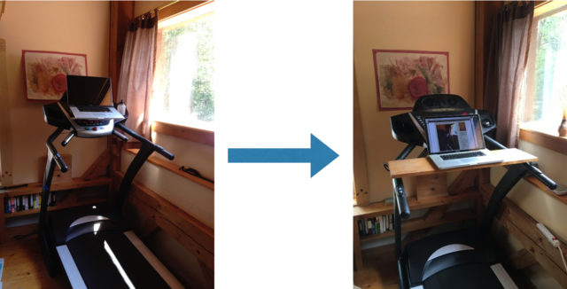 My treadmill desk — the next generation