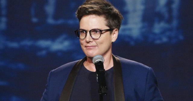 Nobody is born ahead of their time: a photograph of Hannah Gadsby