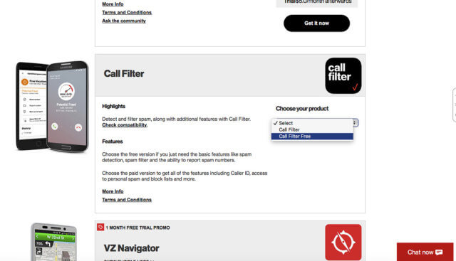 How to enable Verizon free call filtering