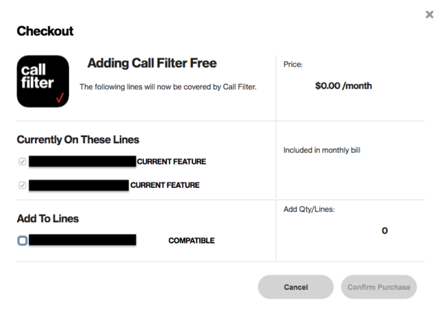 How to enable Verizon free call filtering