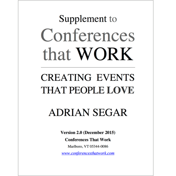 Conferences That Work free supplement (pdf)