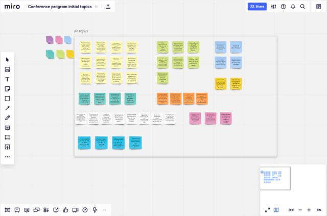 content and connection during an online conference