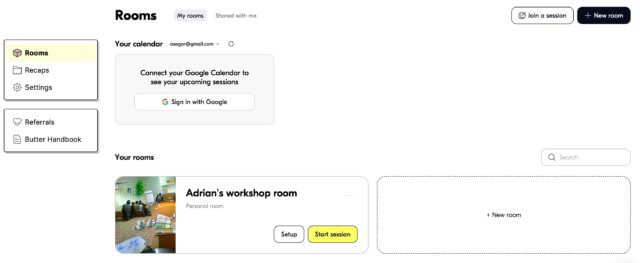 review Butter online meeting facilitation