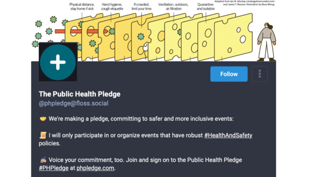 Illustration of The Public Health Pledge, creating standards for safer events